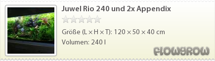 $Juwel Rio 240 und 2x Appendix